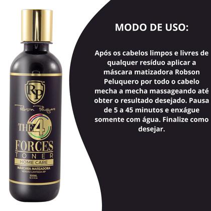 Imagem de Kit Neutralizador Rp 4forces Robson Peluquero 