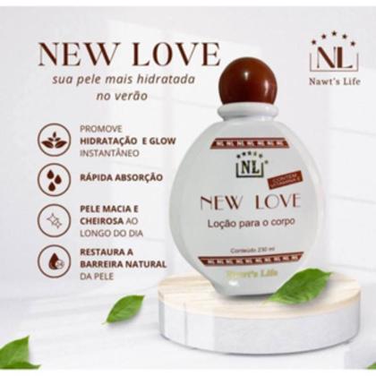 Imagem de Kit New Love Fines Nawts Life Hidratação Corporal e Sensação refrescante e relaxante