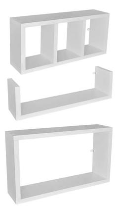 Imagem de Kit Nicho 03 Pcs P/ BWC Branco