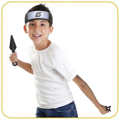 Imagem de Kit Ninja Naruto Shippuden Kunai Shuriken Bandana Elka