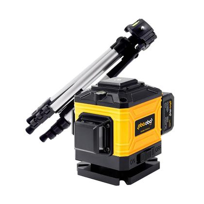 Imagem de Kit Nível a Laser Profissional 3D com Tripé 12 Linhas com Tripé Telescópico e Controle Remoto