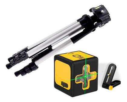 Imagem de Kit Nível a Laser Verde 20 Metros Recarregável com Tripé Giratório 360 e Suporte Magnético Profissional
