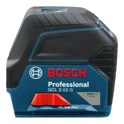 Imagem de Kit Nível Laser Linhas Verdes Bosch Gcl 2 15G 15m E Tripé