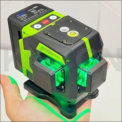 Imagem de Kit Nível Laser Profissional 3d 12 Linhas 30mts E Acessórios