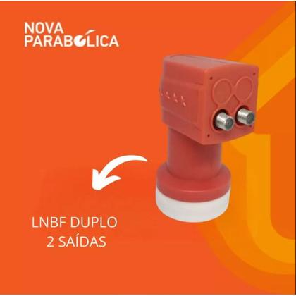 Imagem de Kit Nova Parabólica, 2 Receptores Century Midiabox SE2 + Antena Ku + Lnbf Duplo + 2 Cabo 15 metros +