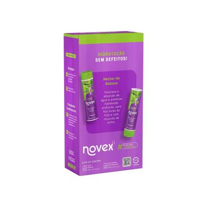 Imagem de Kit Novex Super Babosão Shampoo de Hidratação 300ml + Tratamento Condicionante 300ml