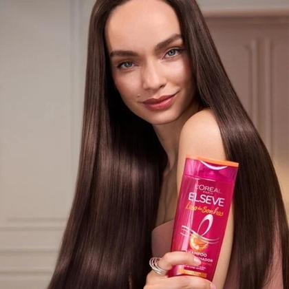 Imagem de Kit Novo Liso dos Sonhos Liso Por 1 Semana Sérum Leave In Elseve Loreal Paris Efeito Liquid Hair