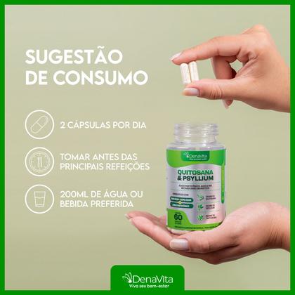 Imagem de Kit NutriBalance - Coenzima Q10, Ômega 3, Vitamina E + Quitosana e Psyllium - Denavita