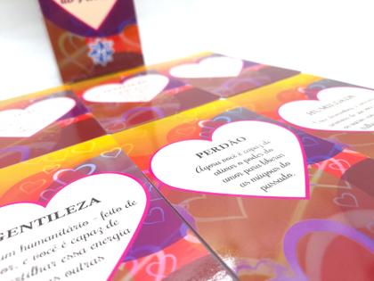 Imagem de Kit O Oráculo Poder do Amor e Porta Tarô Caixa Madeira