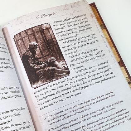 Imagem de Kit O Peregrino Capa Dura John Bunyan + 365 Mensagens Diárias Charles Spurgeon Clássica