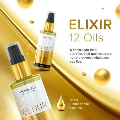 Imagem de Kit Óleo Capilar Elixir Light e Elixir 12 Óleos 60ML Bórabella 