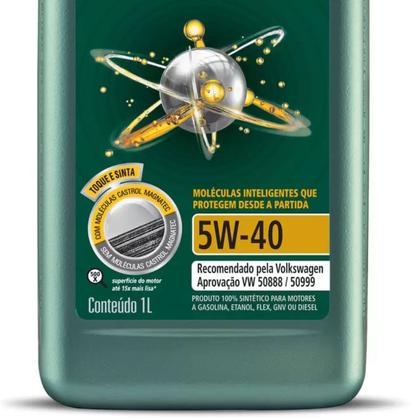 Imagem de Kit Óleo Castrol 5w40 Audi A3 1.8 Tfsi 2013 Em Diante