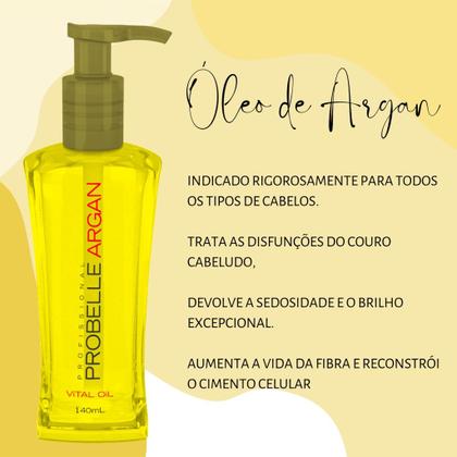 Imagem de kit Oleo de Argan 140 ml + Fluido Relax 140 ml Probelle Super Bonita