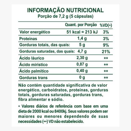 Imagem de Kit Óleo de Coco 1450mg 60 Cápsulas  Óleo de Coco Líquido 200ml Extra Virgem Natunéctar