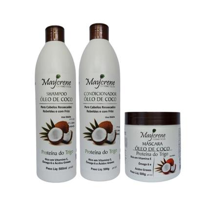 Imagem de Kit Óleo De Coco + Óleo De Coco Cabelos Cacheados e em Transição Maycrene