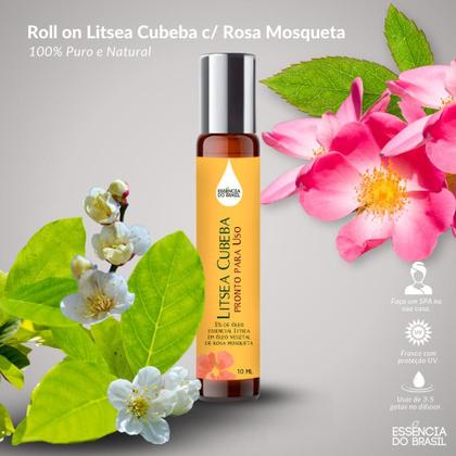Imagem de Kit Óleo Essencial Litsea Cubeba + Pronto Uso Roll On 10ml