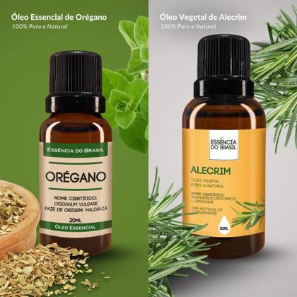 Imagem de Kit Óleo Essencial Orégano 20ml + Óleo Vegetal Alecrim 30ml