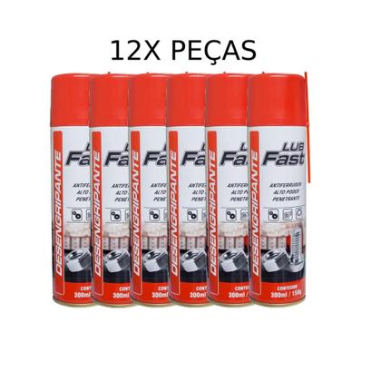 Imagem de Kit Óleo Lubrificante Desengripante Lub Fast 300ml Aeroflex