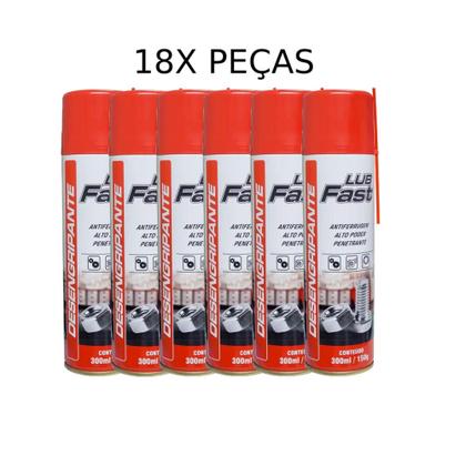 Imagem de Kit Óleo Lubrificante Desengripante Lub Fast 300ml Aeroflex