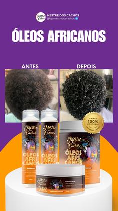Imagem de Kit Óleos Africanos Mestre dos Cachos