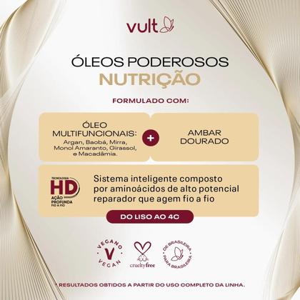 Imagem de Kit Óleos Poderosos Nutrição Shampoo + Condicionador - Vult