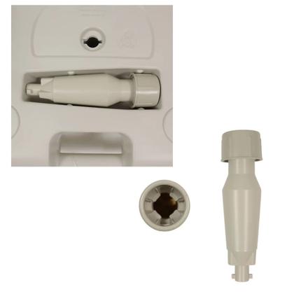 Imagem de Kit Ombrelone Sardenha 2,05m Verde Jardim + Base Branca 18 Kg Bel