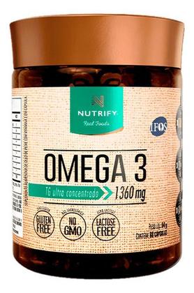 Imagem de Kit Omega 3 Tg 1360mg 60 Caps + Vit B12 Metilcobalamina 60 caps Nutrify