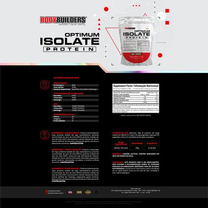 Imagem de Kit Optimum Isolate Whey Protein 900g + BCAA 100g + Coqueteleira - Bodybuilders