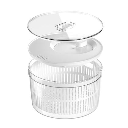 Imagem de Kit organizador e secador de saladas Ou 5,5L Clear Fresh Natural