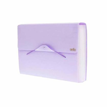 Imagem de Kit Organizador Escritório Tons De Lilás Fichario Pasta