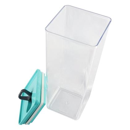 Imagem de Kit Organizador Hermético Transparente Dubai Verde Tiffany 5 Litros Unitermi