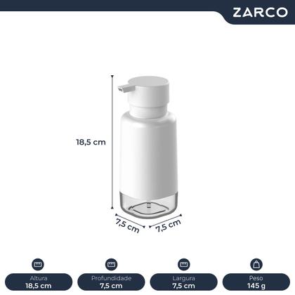 Imagem de Kit Organizador P/ Banheiro 3 Peças Porta Escova e Algodão Dispenser Sabão DUAL