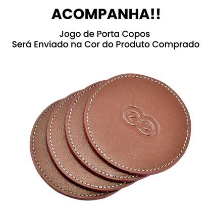 Imagem de Kit Organizador p/ Escritório ÍMOLA em Couro Galvani