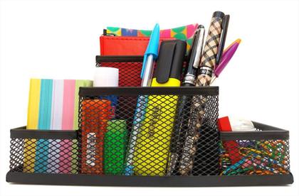 Imagem de Kit Organizador Para Escritório Com 4 Partes Preto