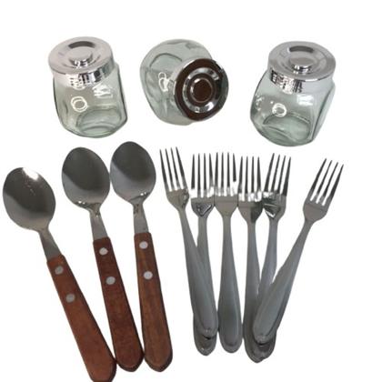 Imagem de Kit Organize e Sirva prático e elegante para cozinha utensilios