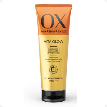 Imagem de Kit Ox Mari Maria Hair Vita Glow: Shampoo, Condicionador, Máscara e Defrizante