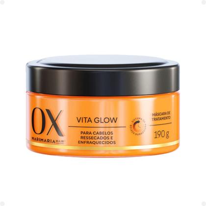 Imagem de Kit Ox Mari Maria Hair Vita Glow: Shampoo, Condicionador, Máscara e Defrizante