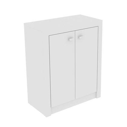 Imagem de Kit P/ Escritório Com Mesa em L Gaveteiro Balcão e Estantes