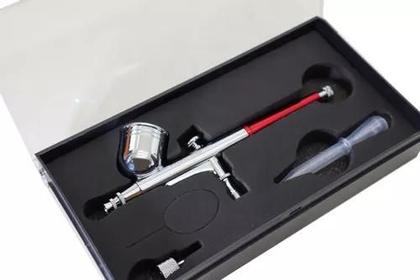 Imagem de Kit P/ Maquiagem Airbrush Mini Compressor Aerógrafo Estética Urban UR513k