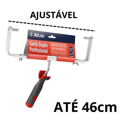 Imagem de Kit P/ Pintura Garfo Duplo Rolo Big Caçamba 25l Rodas