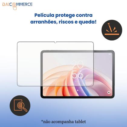 Imagem de Kit p/ Tablet Tcl Tab 11 Fe: Capa Giratória, Teclado c/ Mouse Bluetooth e Película Hidrogel