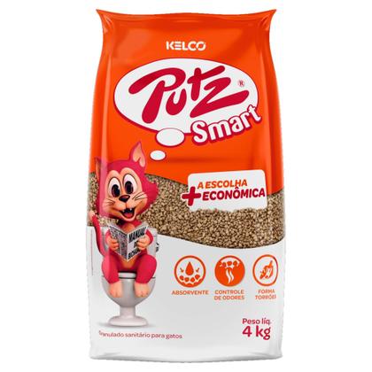 Imagem de Kit Pá Higiênica Gatos E Cães + Saco De Lixo + 4kg Areia Sanitária