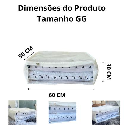 Imagem de Kit Pack Organizador Multiuso 3 Unidades Tamanho GG 20x55x45
