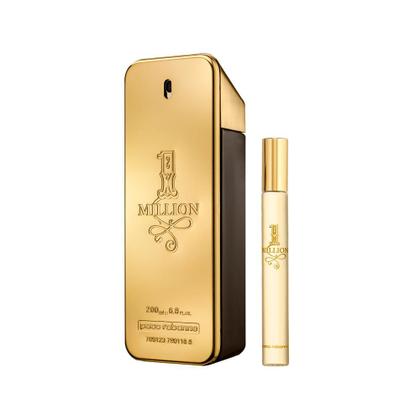 Imagem de Kit Paco Rabanne 1 Million EDT Perfume Masculino 200ml e Miniatura 10ml