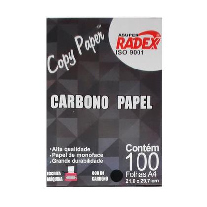 Imagem de Kit Pacote Papel Carbono Preto / Pacote Papel Carbono Azul A4 - Radex