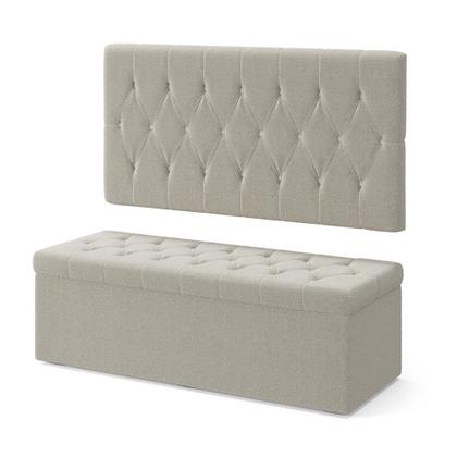 Imagem de Kit Painel Centaurus 200 e Calçadeira Sagitarius Bouclê Aradecor