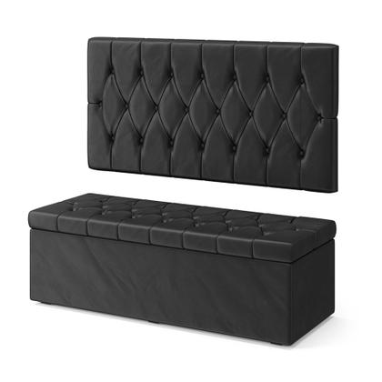 Imagem de Kit Painel Centaurus 200 e Calçadeira Sagitarius Veludo Aradecor