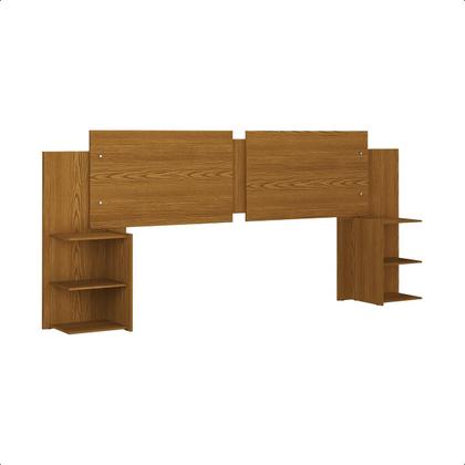 Imagem de Kit Painel de Cama Box Com 2 Mesas de Cabeceira Regulavel Casal, Queen e King Cores