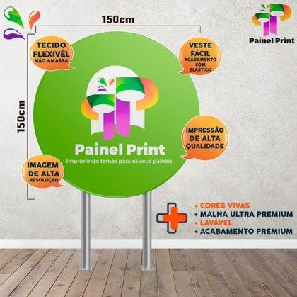 Imagem de Kit Painel de Festa Redondo Trio Cilindro - ARIEL