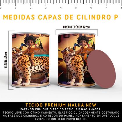 Imagem de Kit Painel de Festa Redondo Trio Cilindro - ENCANTO